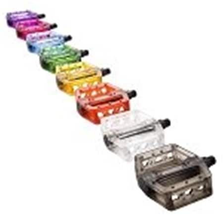 Strike3 Polycarbonate Pedal Set- White, 100 x 105 mm ST885328